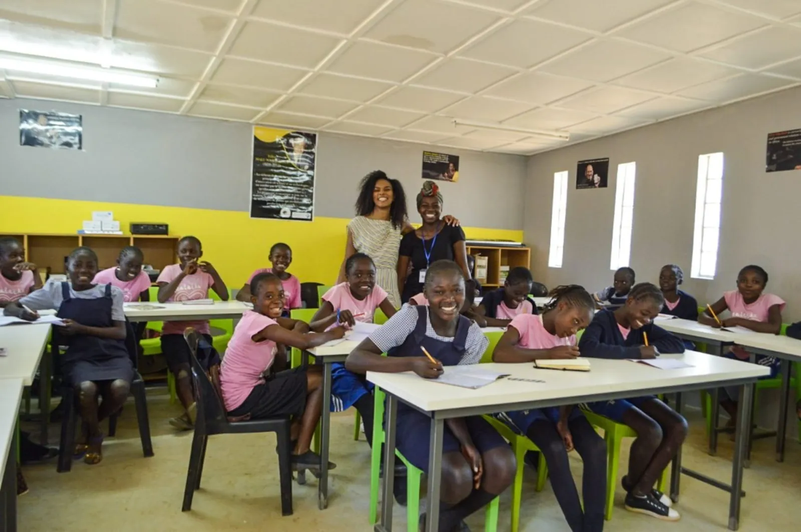 Students at the Malaika school in Kalebuka